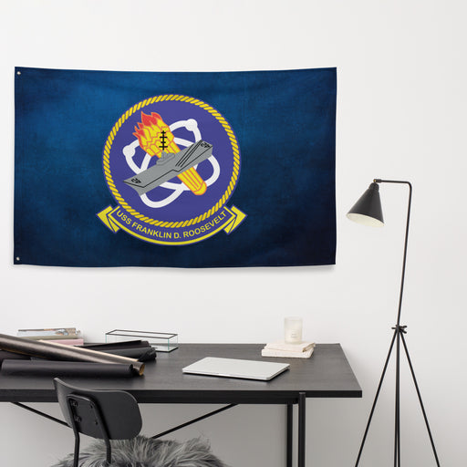 USS Franklin D. Roosevelt (CV-42) Flag Tactically Acquired   