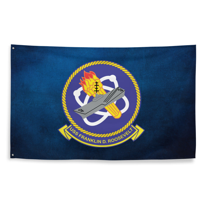 USS Franklin D. Roosevelt (CV-42) Flag Tactically Acquired   