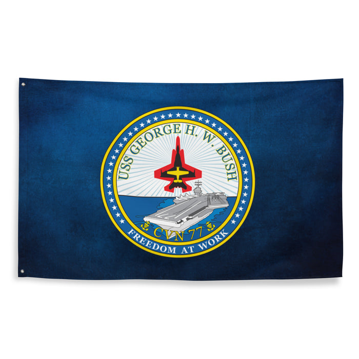USS George H.W. Bush (CVN-77) Flag Tactically Acquired   