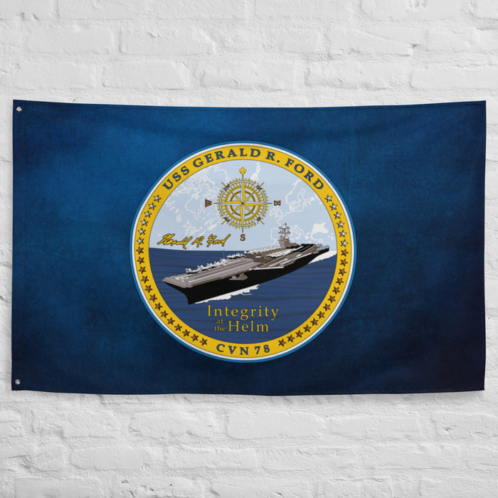 USS Gerald R. Ford (CVN-78) Flag Tactically Acquired   