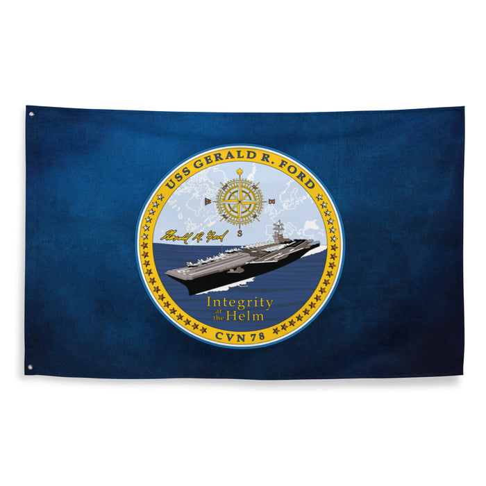 USS Gerald R. Ford (CVN-78) Flag Tactically Acquired   