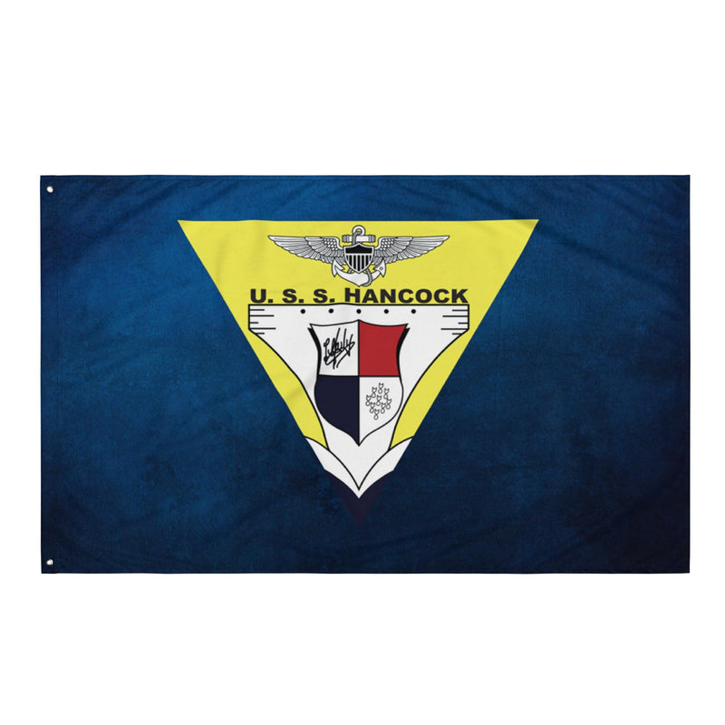USS Hancock (CV-19) Aircraft Carrier Flag