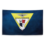 USS Hancock (CV-19) Aircraft Carrier Flag Tactically Acquired   
