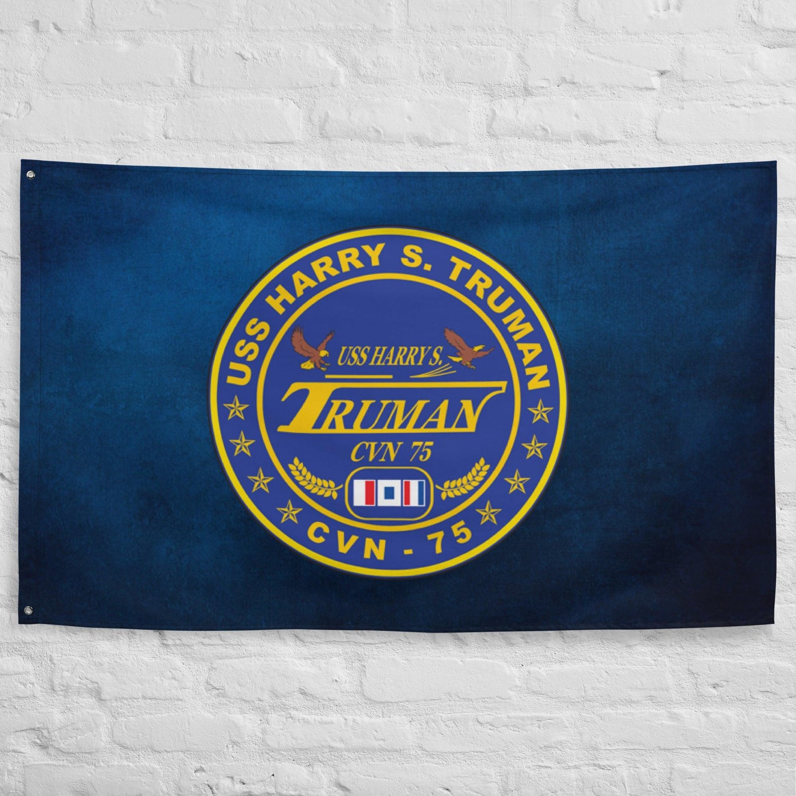 USS Harry S. Truman (CVN-75) Logo Flag Tactically Acquired   