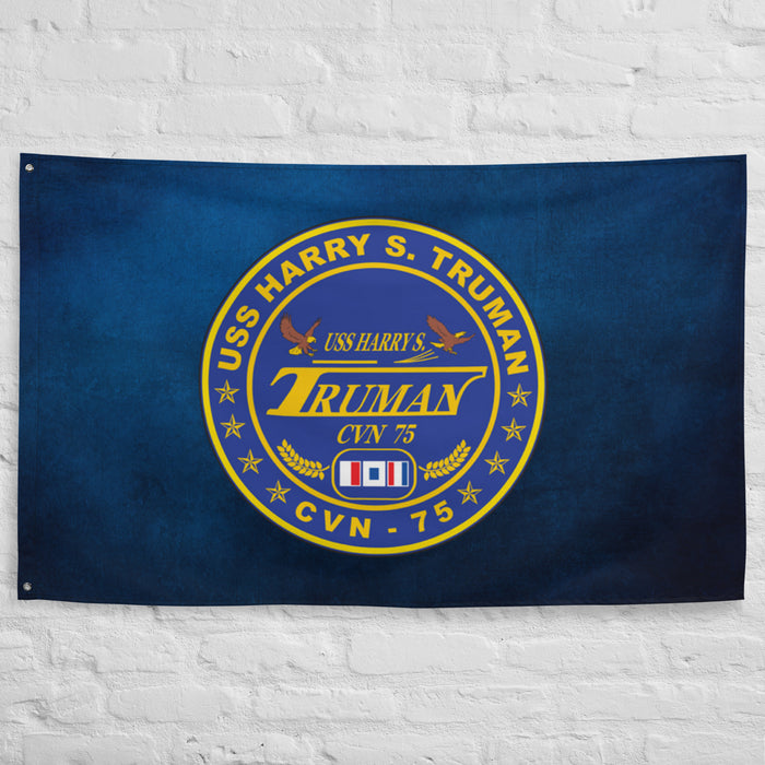 USS Harry S. Truman (CVN-75) Logo Flag Tactically Acquired   