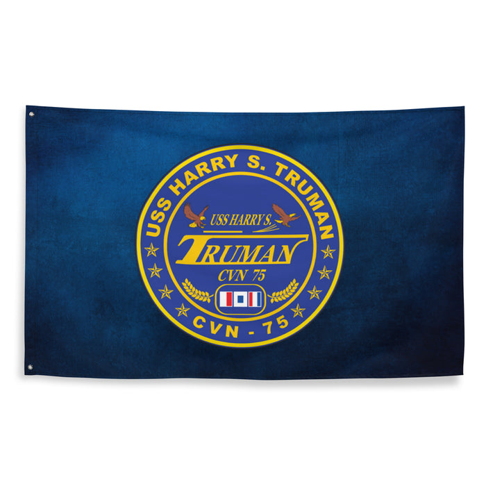 USS Harry S. Truman (CVN-75) Logo Flag Tactically Acquired   