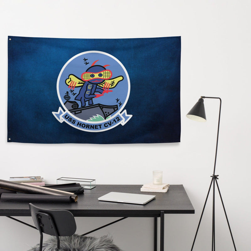 USS Hornet (CV-12) Aircraft Carrier Flag