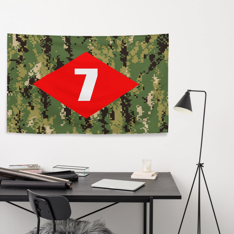 U.S. Navy NMCB-7 Beep Flag