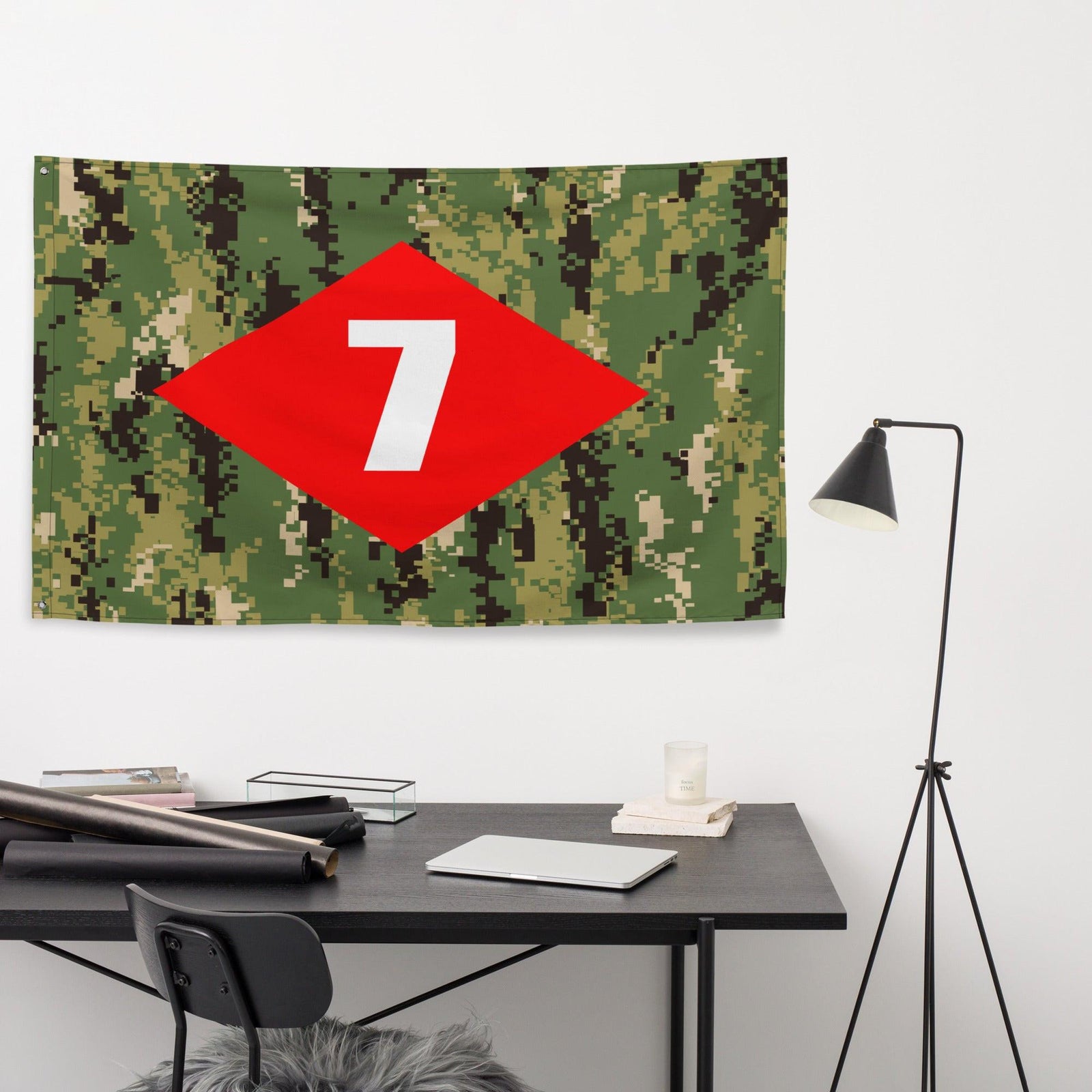 U.S. Navy NMCB-7 Beep Flag Tactically Acquired   