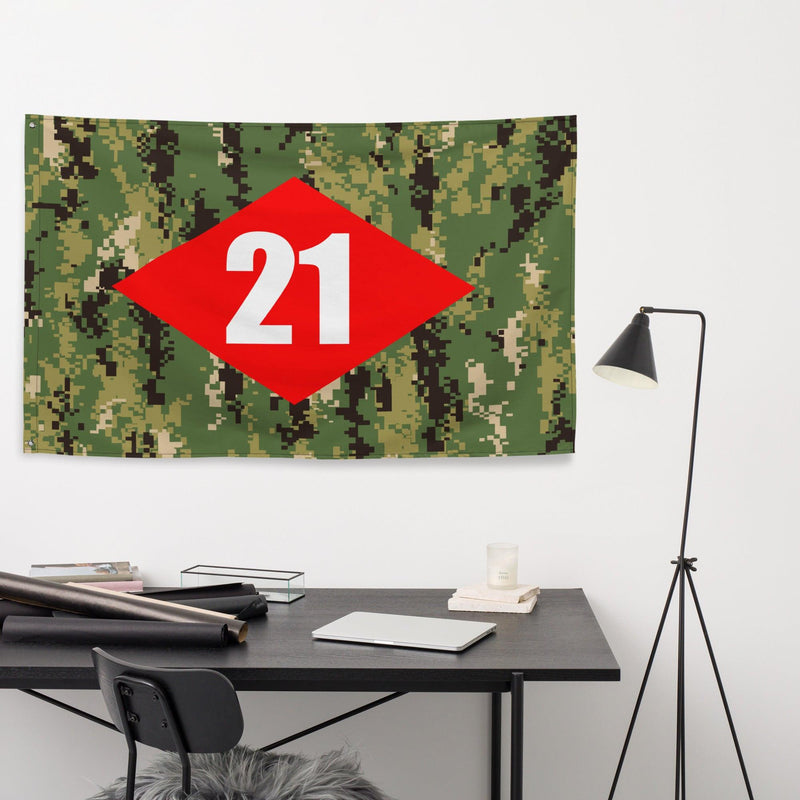 U.S. Navy NMCB-21 Beep Flag