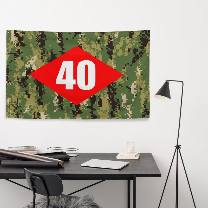 U.S. Navy NMCB-40 Beep Flag