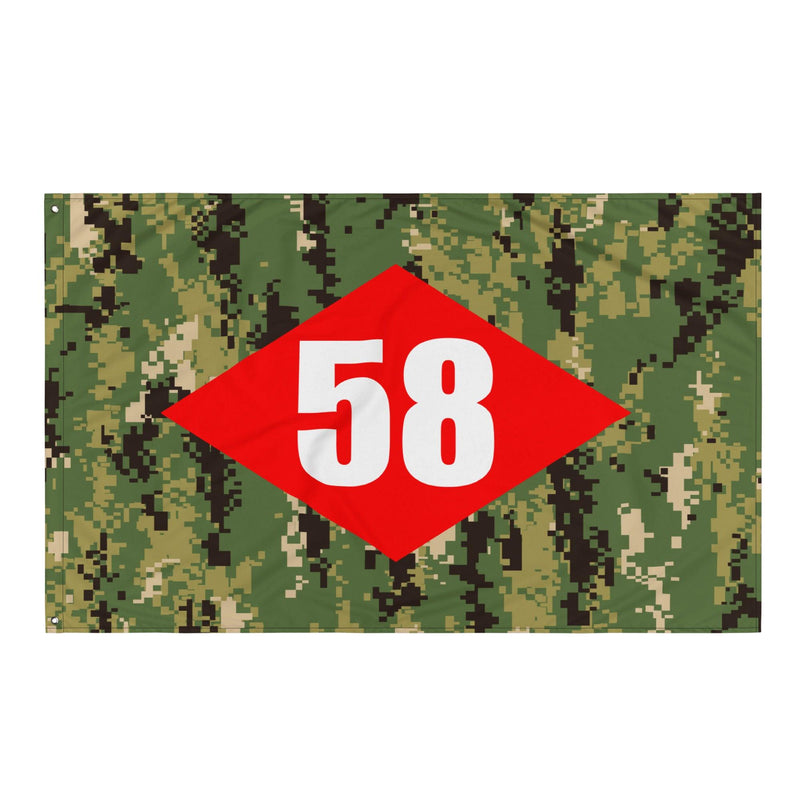 U.S. Navy NMCB-58 Beep Flag