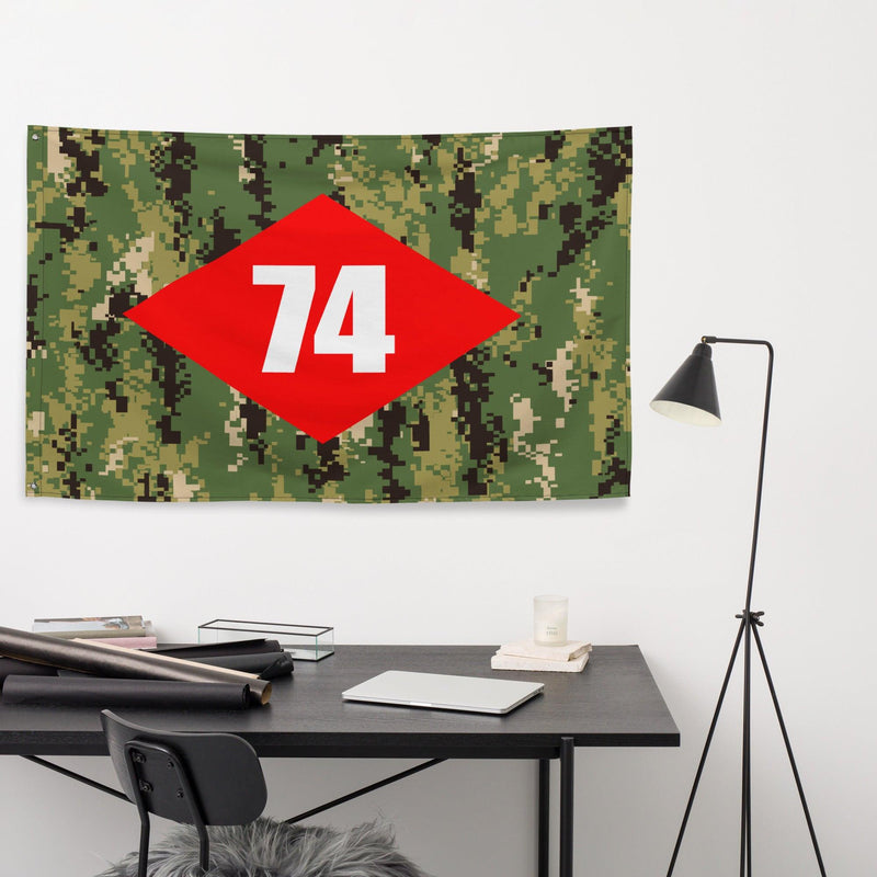 U.S. Navy NMCB-74 Beep Flag