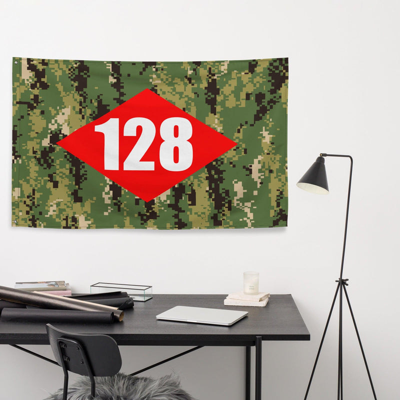 U.S. Navy NMCB-128 Beep Flag