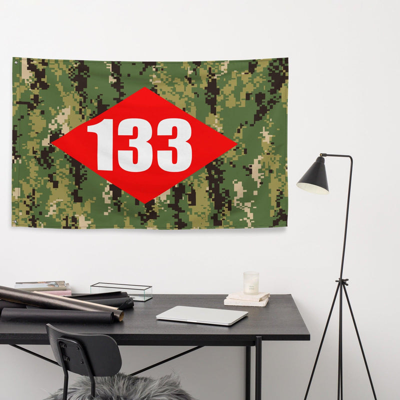 U.S. Navy NMCB-133 Beep Flag