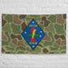 USMC 1st Tank Battalion Frog Skin Camo Flag Tactically Acquired   
