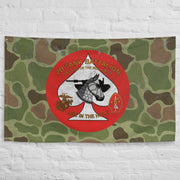 USMC 2nd Tank Battalion Frog Skin Camo Flag Tactically Acquired   