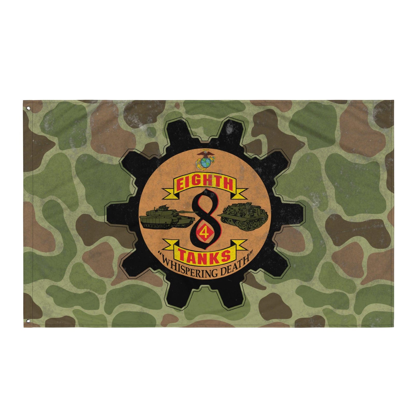 USMC 8th Tank Battalion Frog Skin Camo Flag Tactically Acquired Default Title  