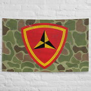 3rd Marine Division Frog Skin Camo Flag Tactically Acquired   