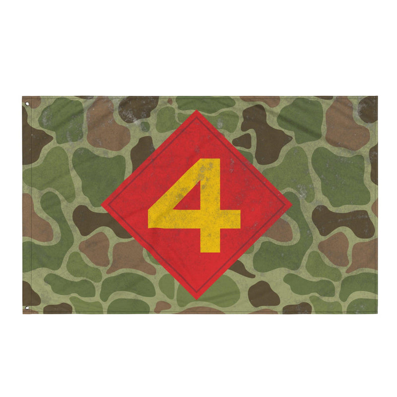 4th Marine Division Frog Skin Camo Flag