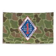 USMC 1st CEB Frog Skin Camo Indoor Wall Flag Tactically Acquired   
