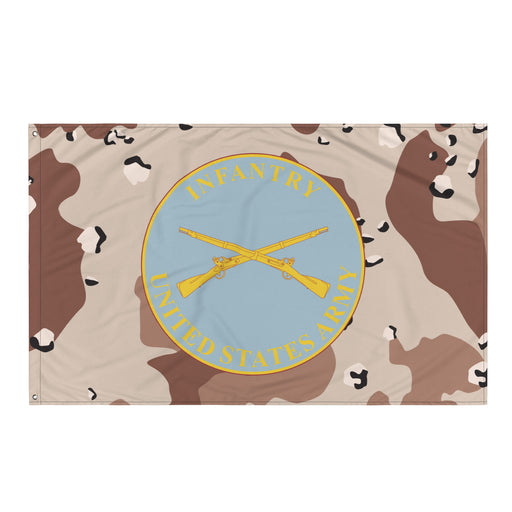 U.S. Army Infantry Branch Plaque Chocolate-Chip Camouflage Flag Tactically Acquired Default Title  
