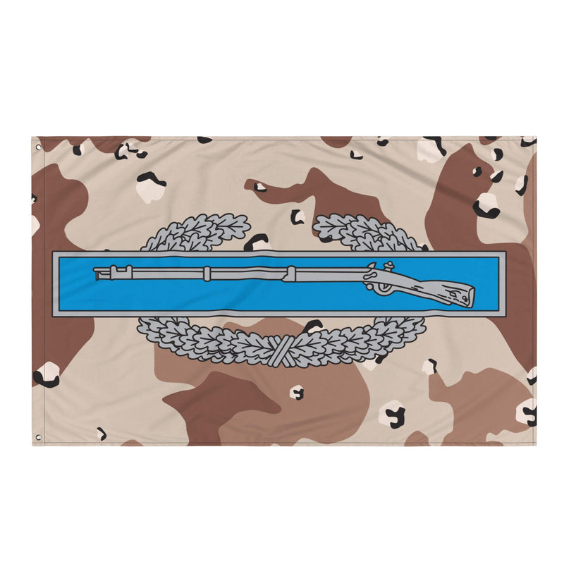 Combat Infantryman Badge CIB Desert Storm Camo Flag