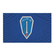'Follow Me' U.S. Army Infantry Branch Motto Blue Flag Tactically Acquired Default Title  