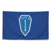 'Follow Me' U.S. Army Infantry Branch Motto Blue Flag Tactically Acquired   