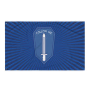 U.S. Army Infantry School Follow Me Blue Flag Tactically Acquired Default Title  