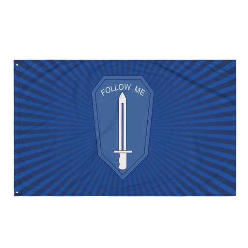 U.S. Army Infantry School Follow Me Blue Flag Tactically Acquired Default Title  