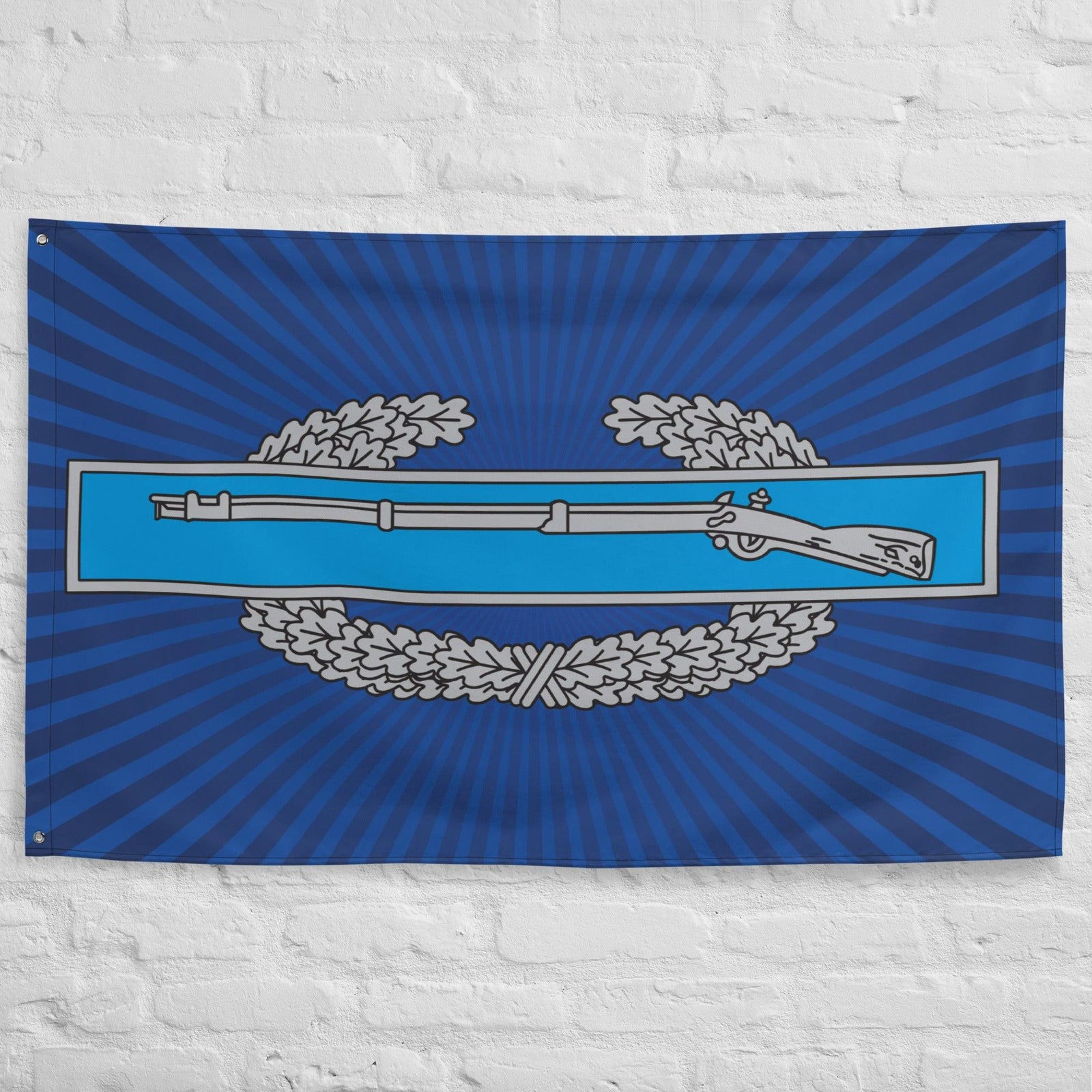 Combat Infantryman Badge CIB Blue Flag Tactically Acquired   