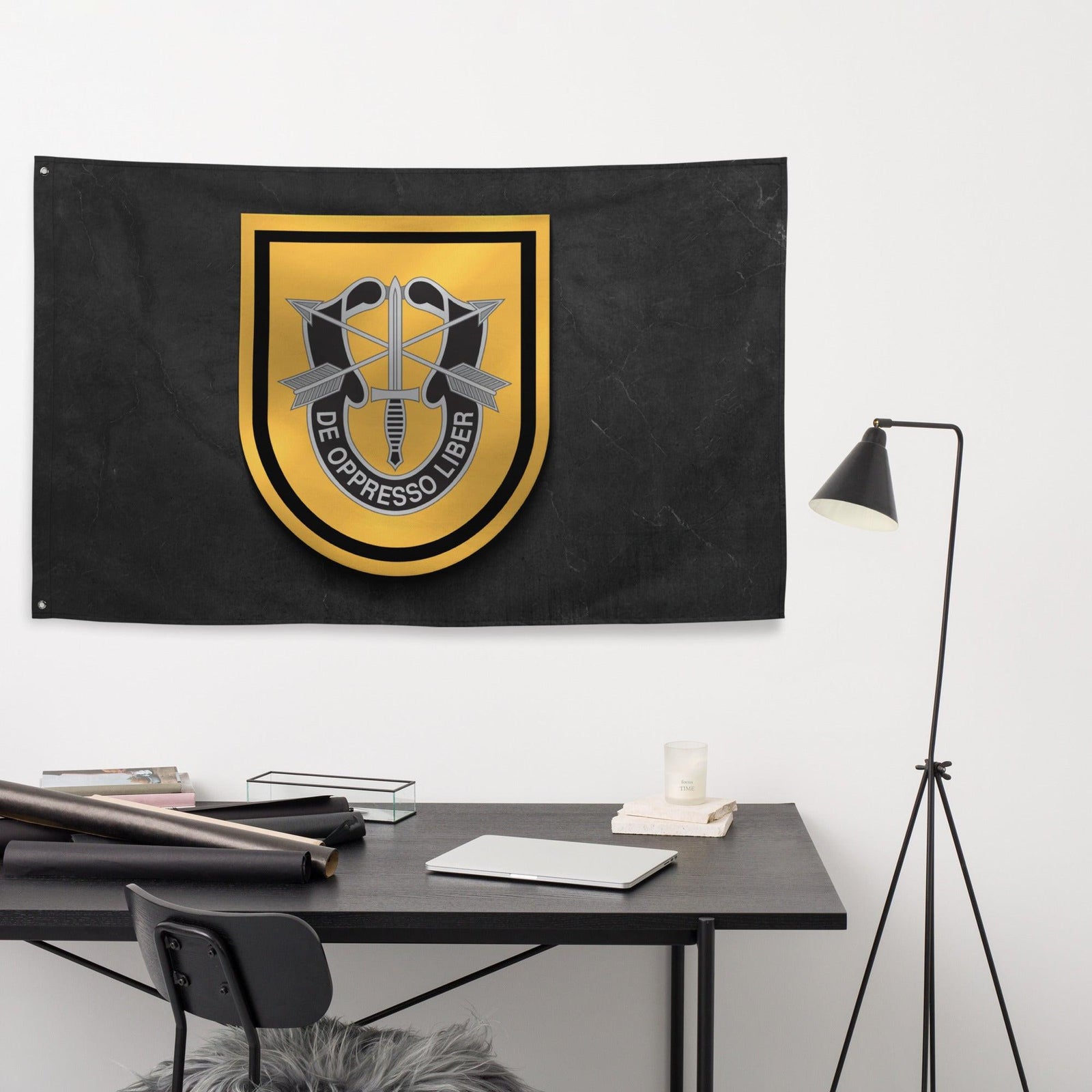 1st Special Forces Group (1st SFG) Beret Flash Flag Tactically Acquired   