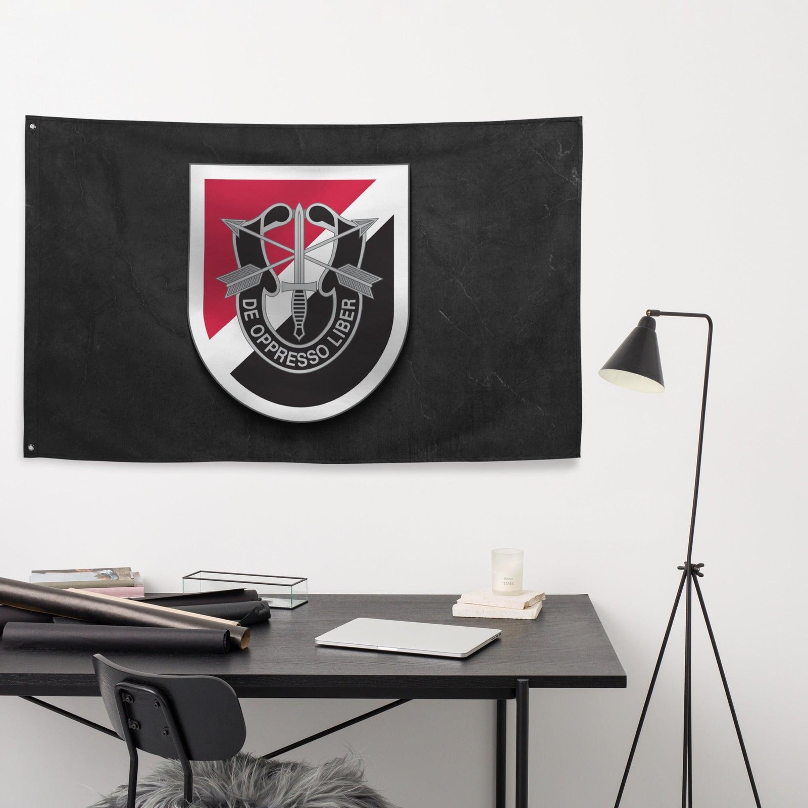 6th Special Forces Group (6th SFG) Beret Flash Flag Tactically Acquired   