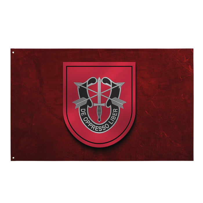 7th Special Forces Group (7th SFG) Beret Flash Red Flag Tactically Acquired Default Title  