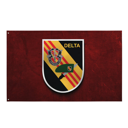 Project DELTA U.S. Army Special Forces Vietnam War Flag Tactically Acquired Default Title  