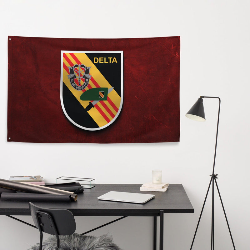 Project DELTA U.S. Army Special Forces Vietnam War Flag
