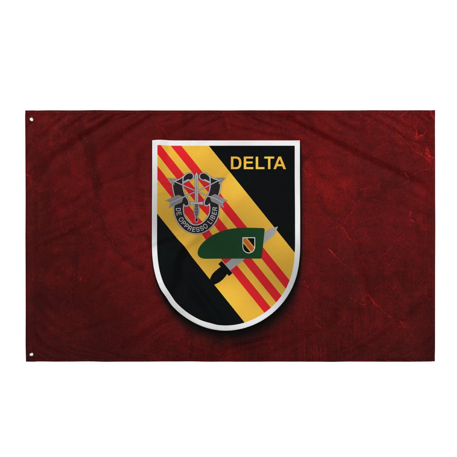 Project DELTA U.S. Army Special Forces Vietnam War Flag Tactically Acquired   