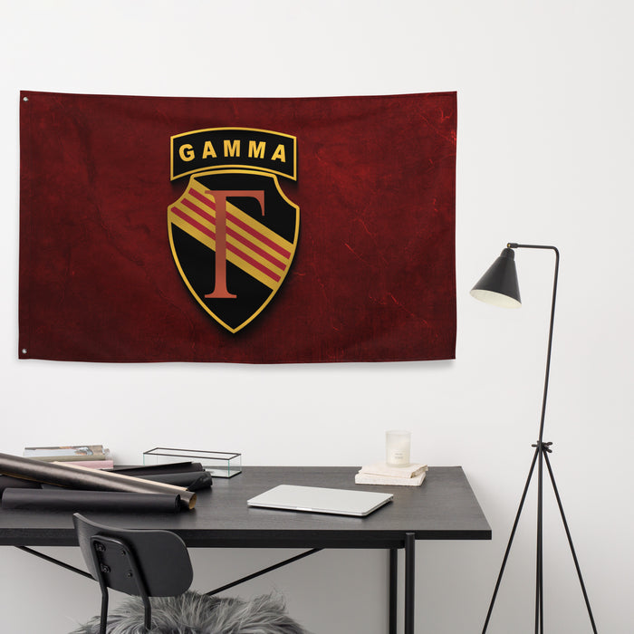 Project GAMMA U.S. Army Special Forces Vietnam War Flag Tactically Acquired   