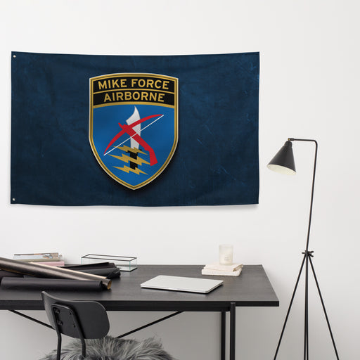 MIKE Force U.S. Army Special Forces Vietnam War Flag Tactically Acquired   