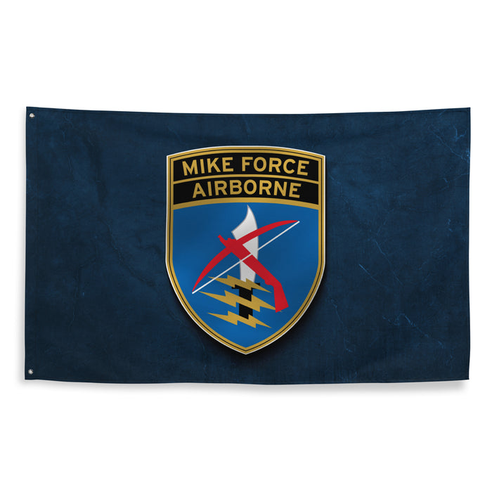 MIKE Force U.S. Army Special Forces Vietnam War Flag Tactically Acquired   