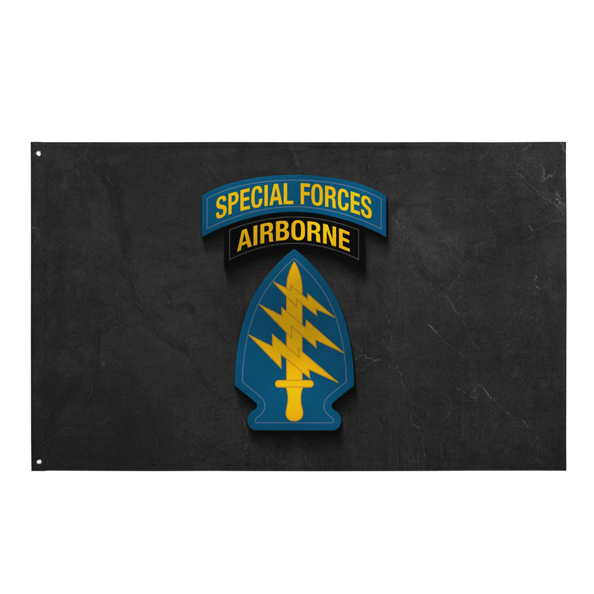 U.S. Army Special Forces (Airborne) Tab Flag Tactically Acquired Default Title  