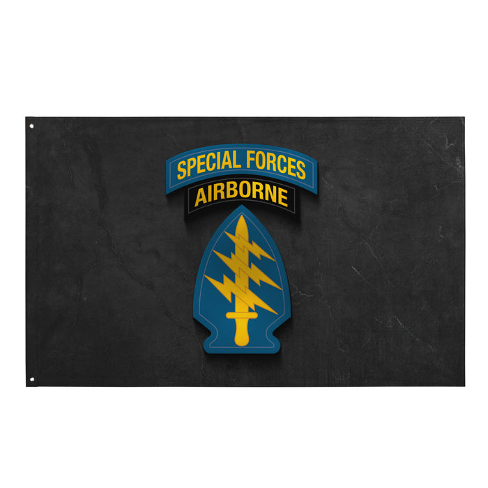 U.S. Army Special Forces (Airborne) Tab Flag Tactically Acquired Default Title  