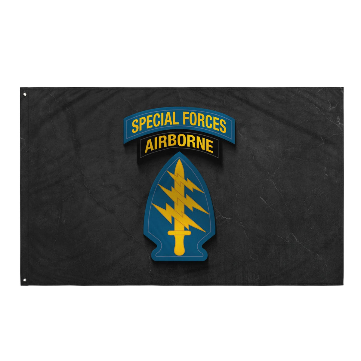 U.S. Army Special Forces (Airborne) Tab Flag Tactically Acquired   