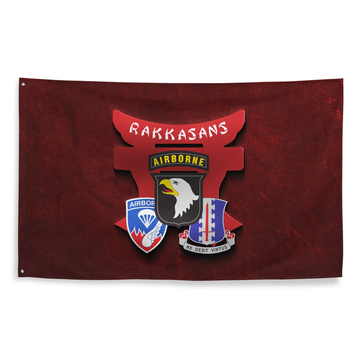 U.S. Army 187th Airborne Infantry Regiment 'Rakkasans' Red Flag Tactically Acquired   