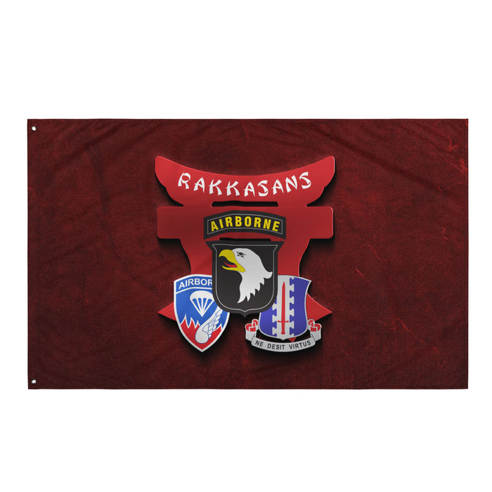 U.S. Army 187th Airborne Infantry Regiment 'Rakkasans' Red Flag Tactically Acquired   