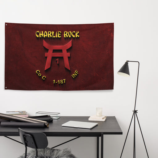 C Co "Charlie Rock" 1-187 Infantry Regiment Red Flag Tactically Acquired   