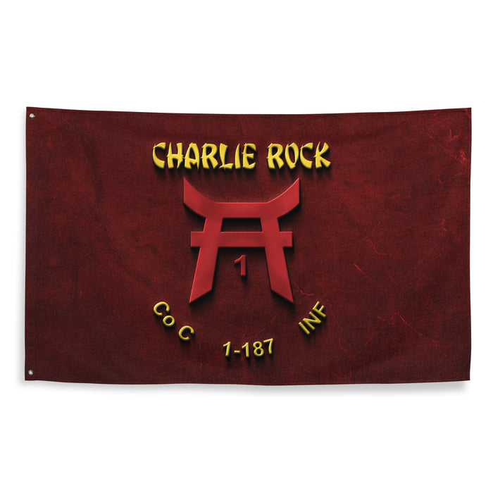 C Co "Charlie Rock" 1-187 Infantry Regiment Red Flag Tactically Acquired   