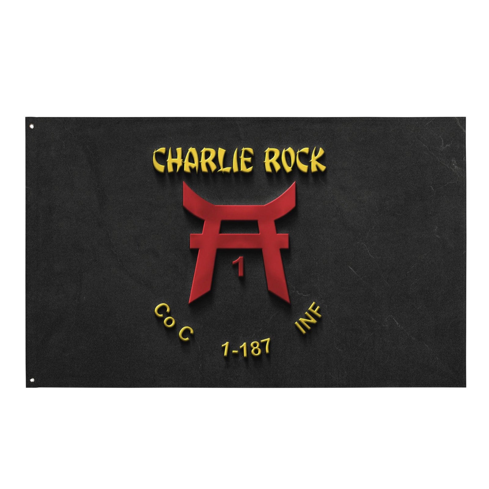 C Co "Charlie Rock" 1-187 Infantry Regiment Black Flag Tactically Acquired Default Title  
