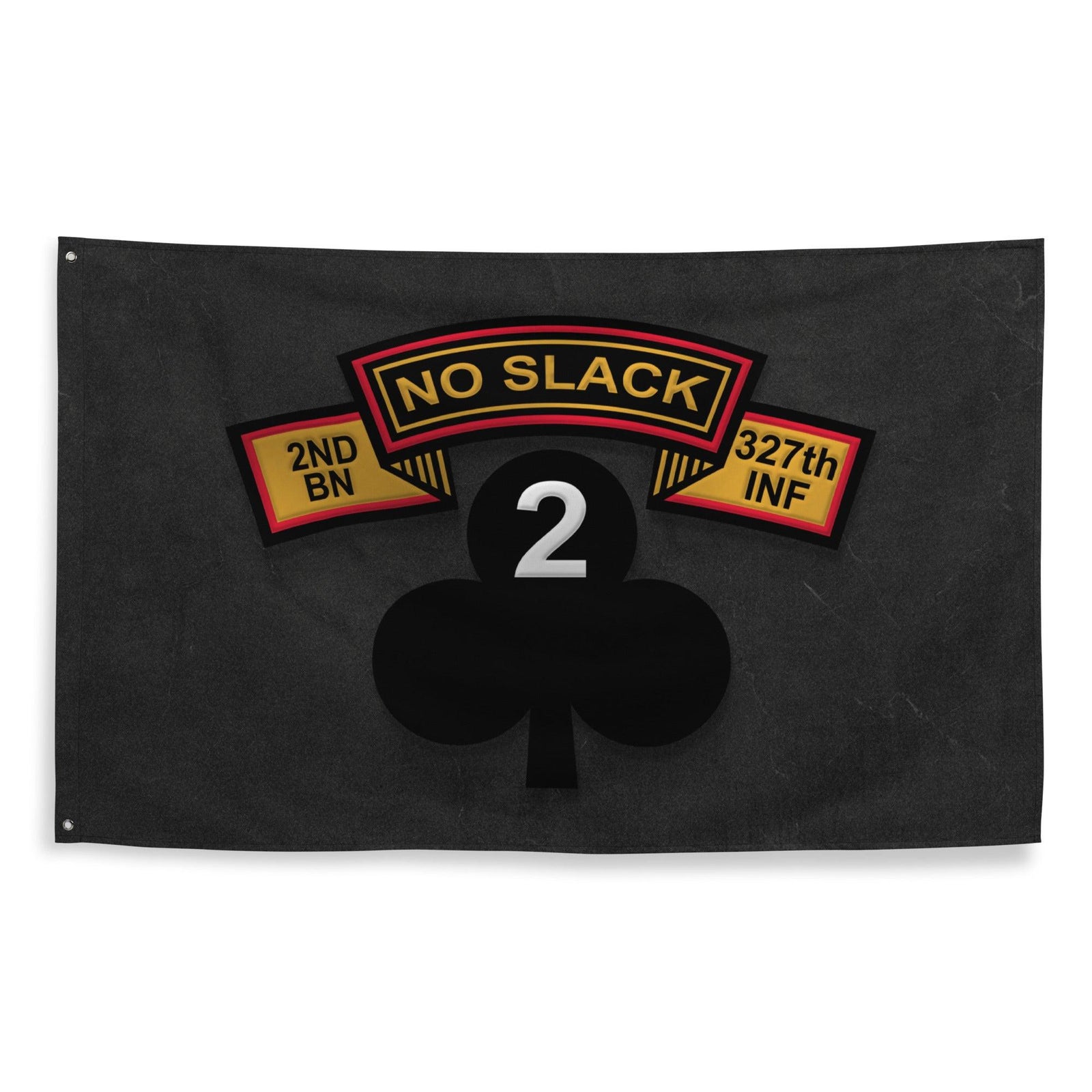 U.S. Army 2-327 Infantry 'No Slack' Airborne Wall Flag Tactically Acquired   